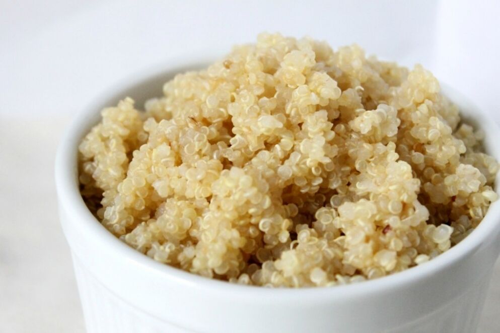 quinoa për dietën me 6 petale